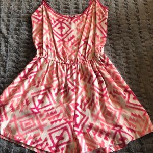 Pink/White Romper